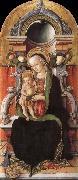 Carlo Crivelli Faith madonna with child, and the donor oil painting artist
